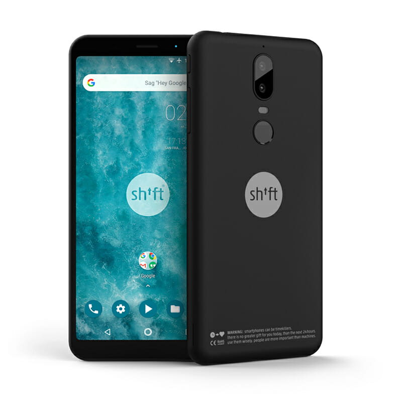 Abbildung des nachhaltigen Smartphones Shift6mq